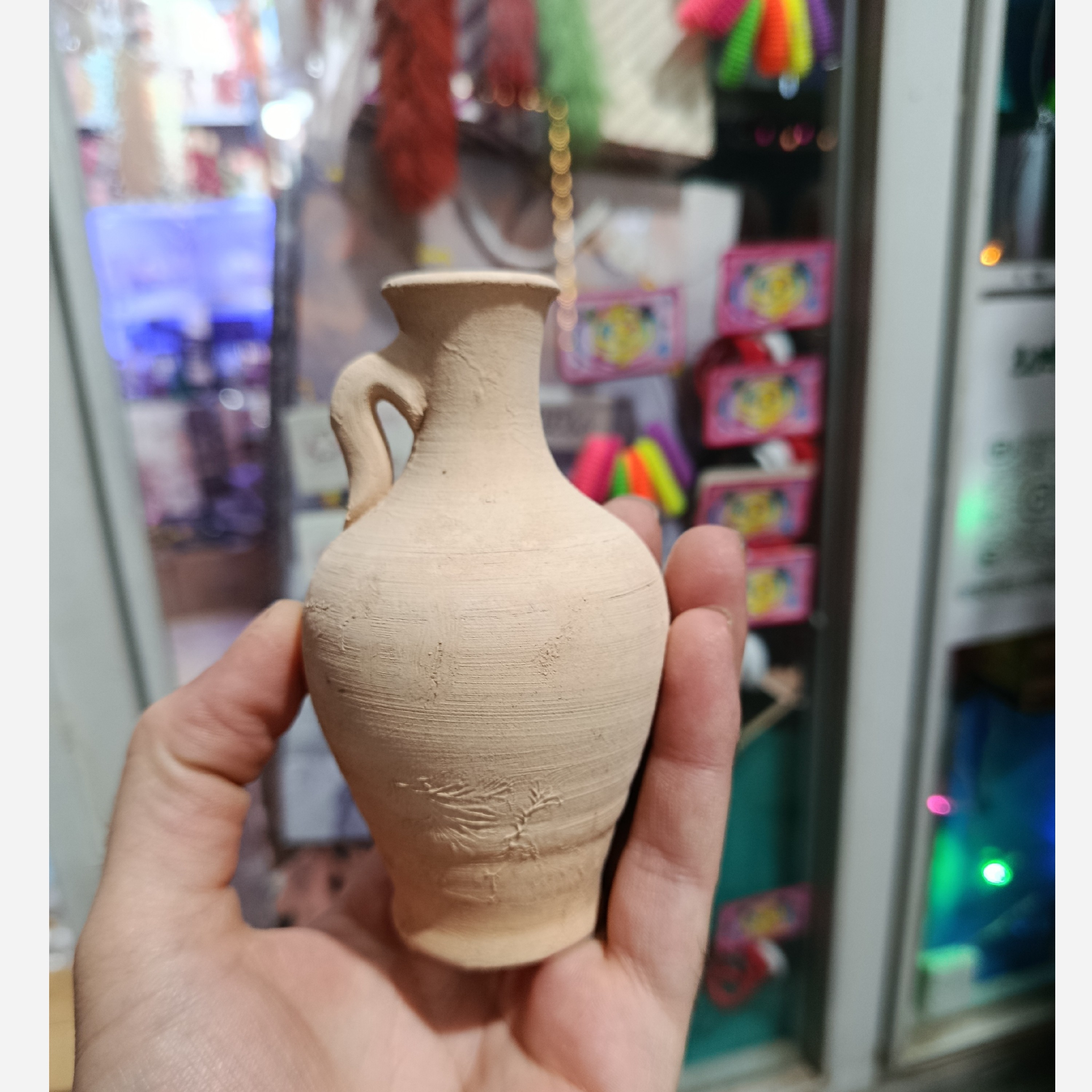 کوزه کوچک سفالی