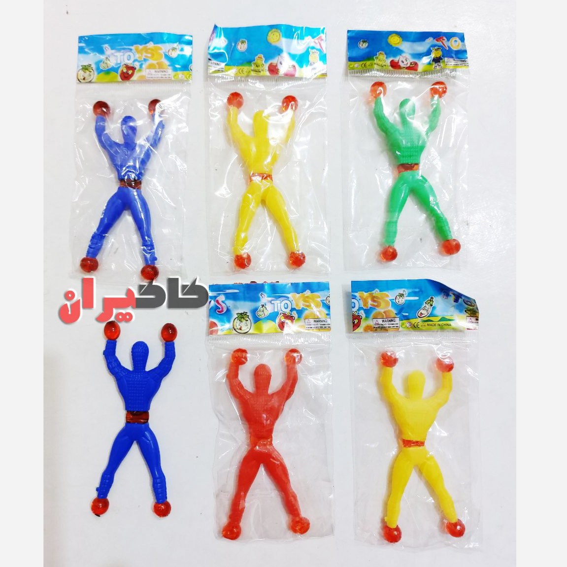 مردعنکبوتی چسبونکی مرد عنکبوتی ژله ای ملق زن