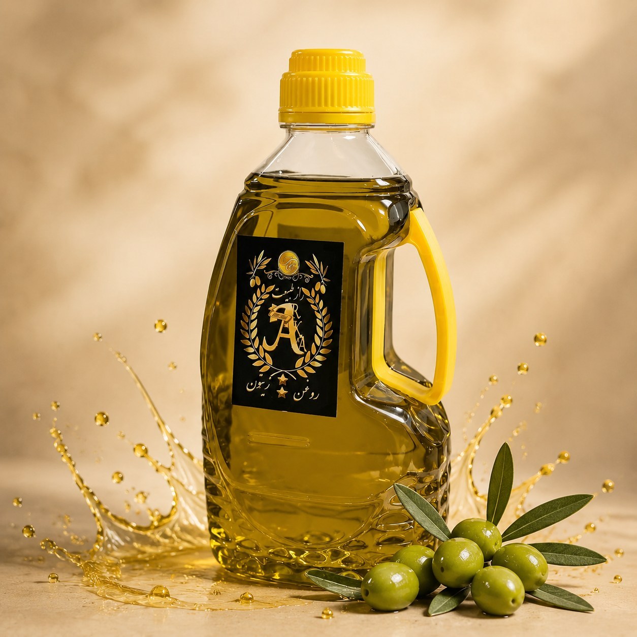 روغن زیتون بدون بو با برگه آزمایش حفظ طبیعی غذا تصفیه شده