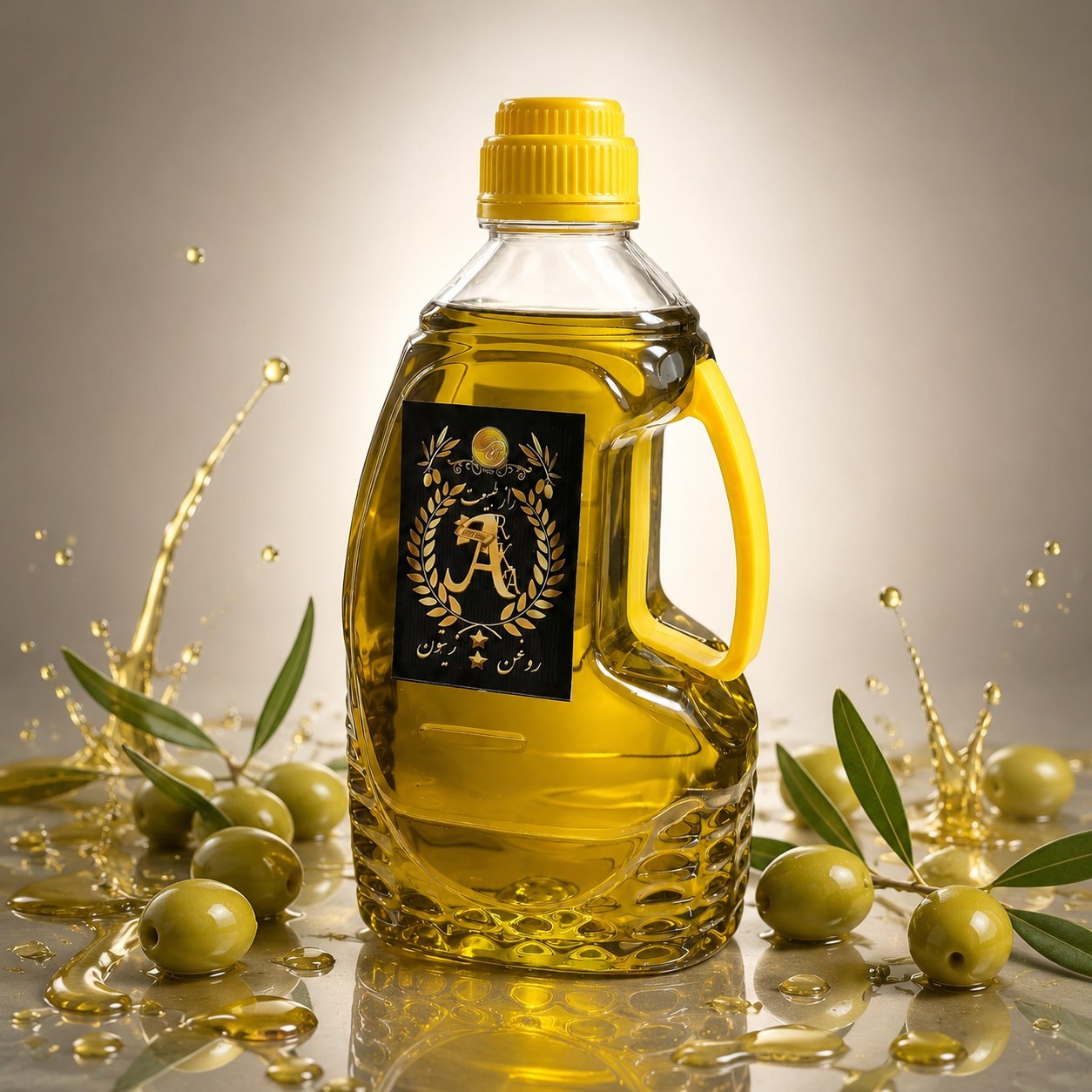 روغن زیتون بدون بو با برگه آزمایش حفظ طبیعی غذا تصفیه شده