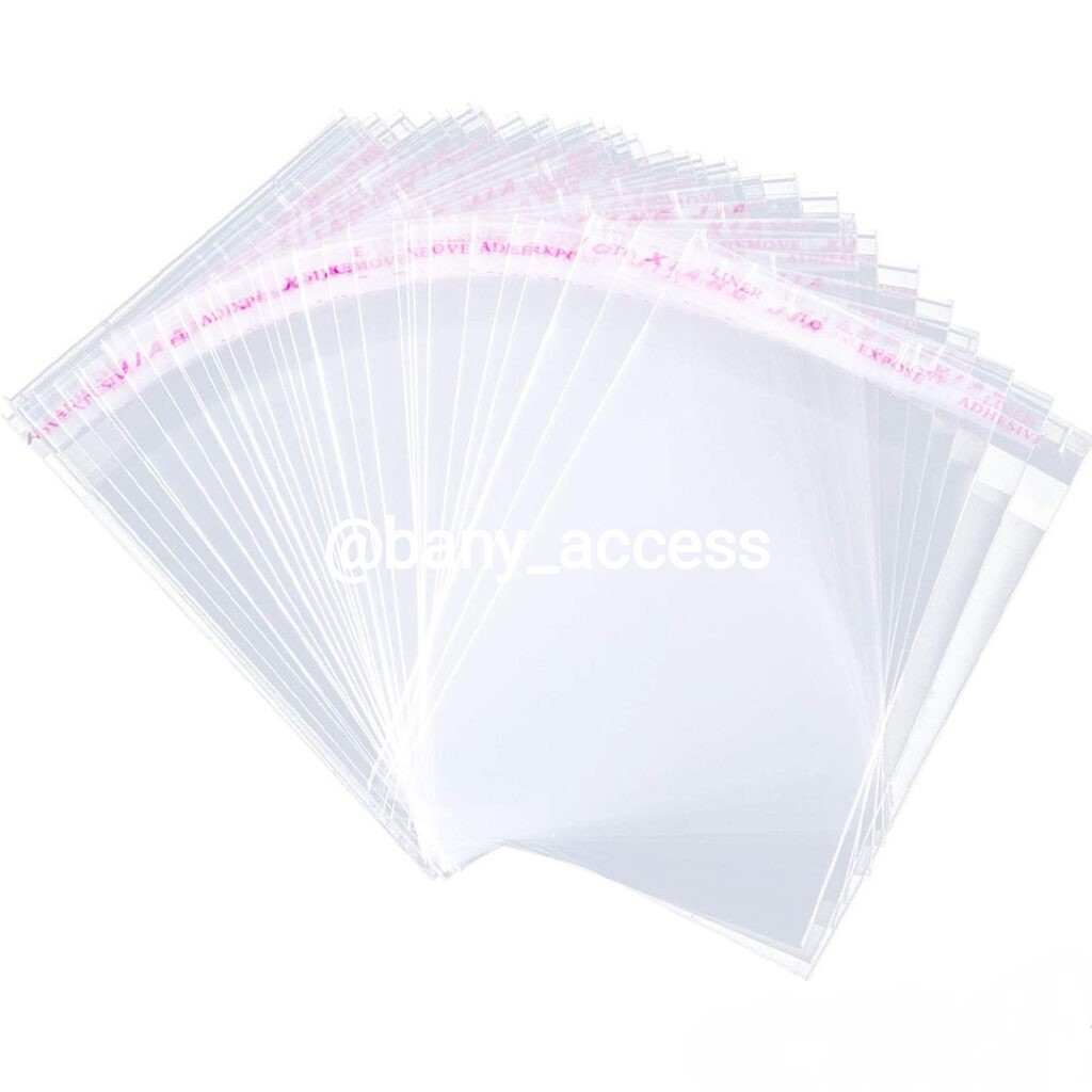 متریال سلفون لب چسبدار سایز 8x6 سانتیمتر بسته 10 عددی(خرازی)