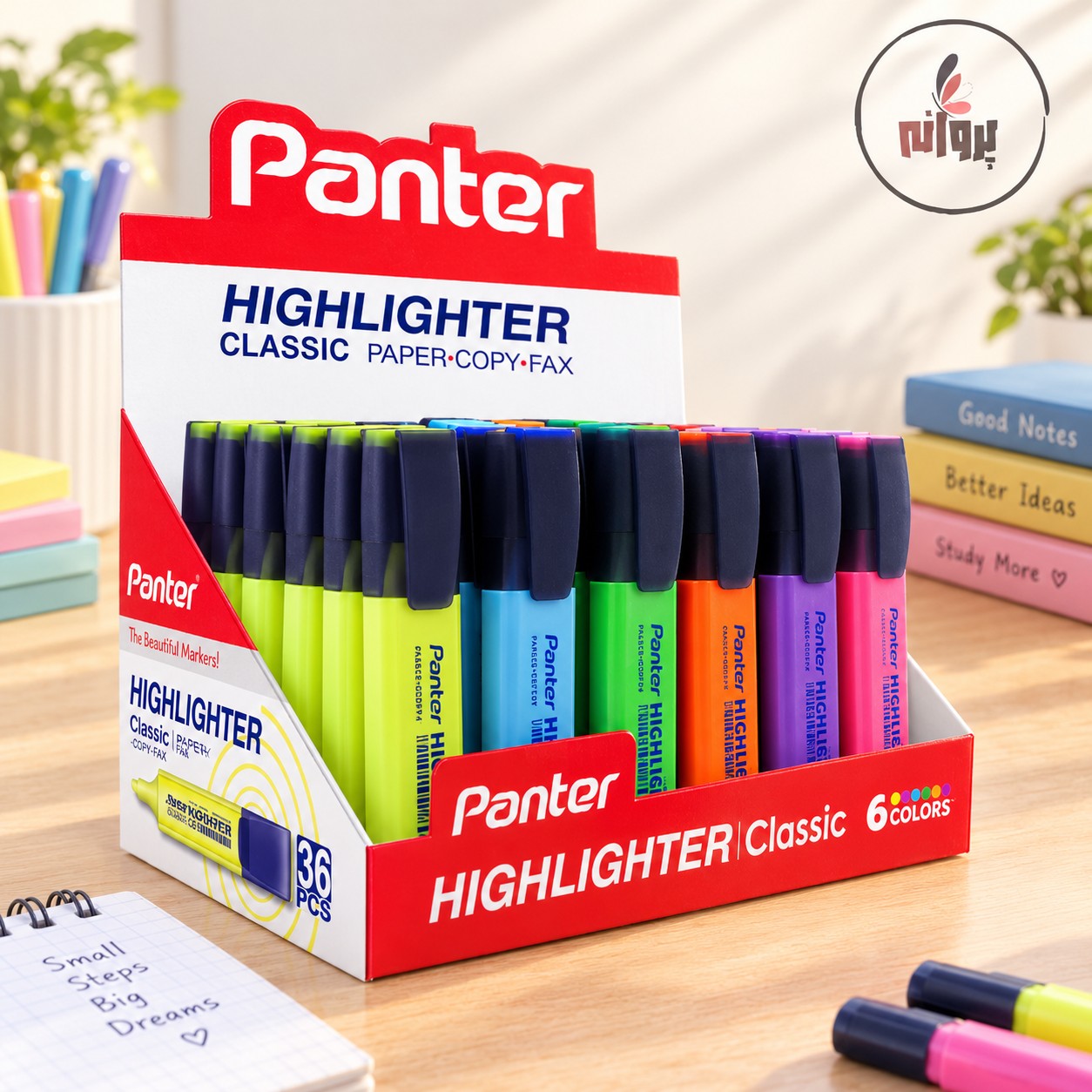 ماژیک علامت زن(Highlighter) پنتر- فسفری و پاستلی