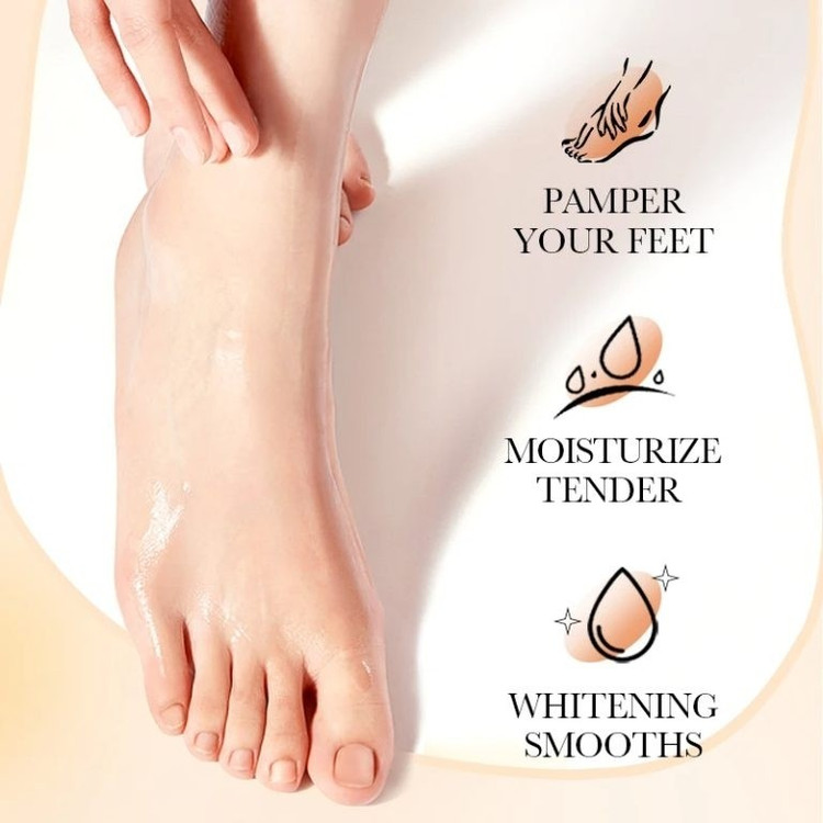 ماسک سفید کننده پا ویتامین سی و نیاسینامید سادور SADOR Niacinamide Vitamin C Whiten Foot Mask