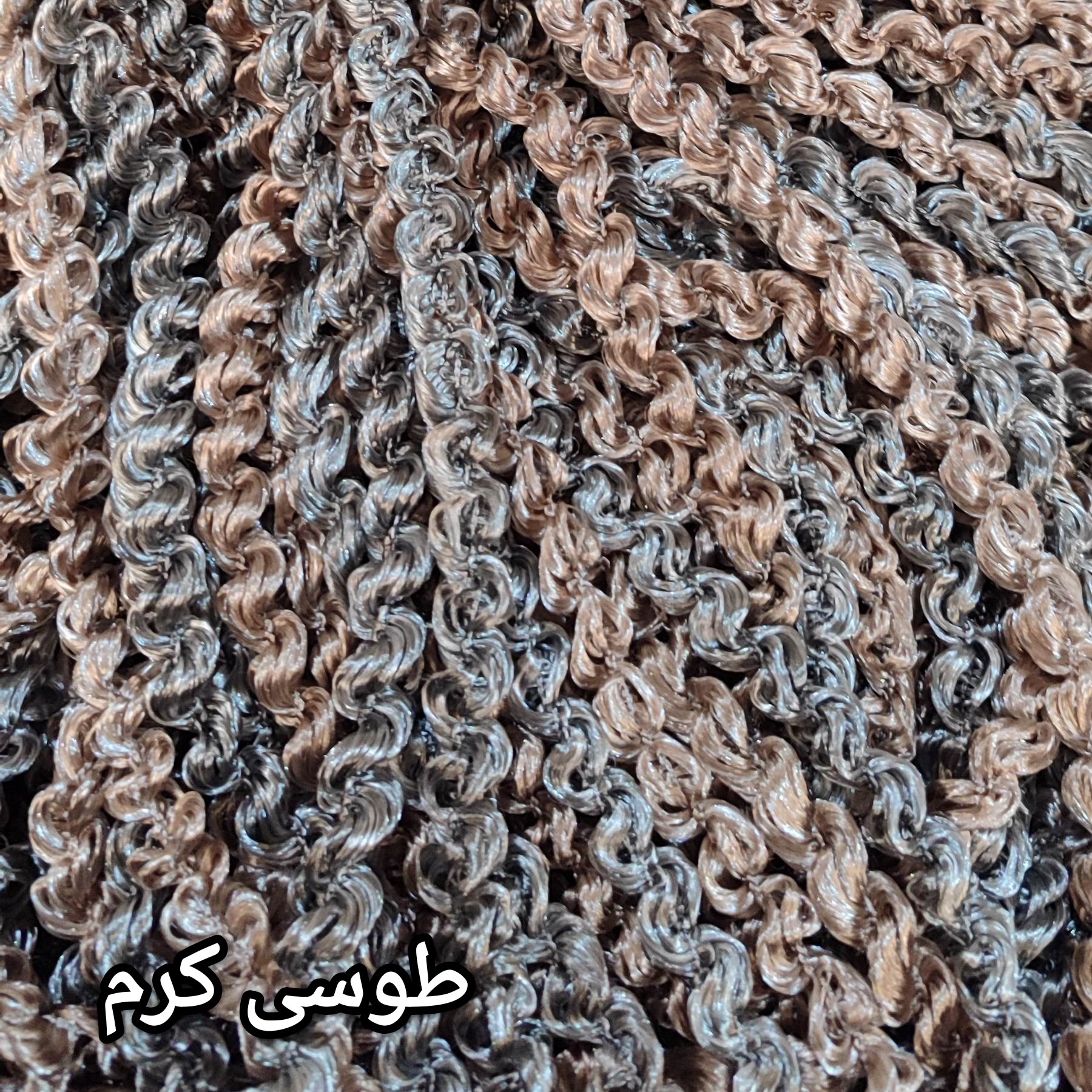 پرده ریسه شرشره پیچک تراکم بالا و بافت سنگین و رنگبندی متنوع