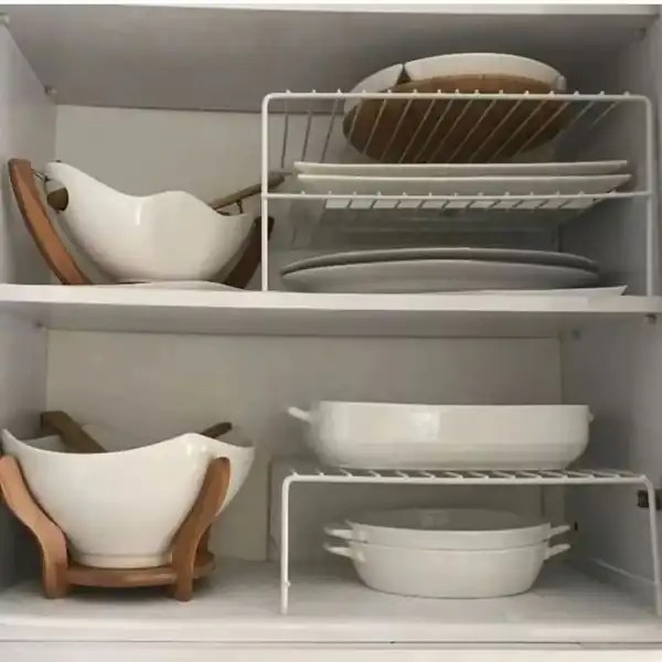 نظم دهنده کابینت ، راف ، نظم دهنده داخل کابینت، استند کابینت، استند 2 طبقه ، استند دو طبقه کابینتی