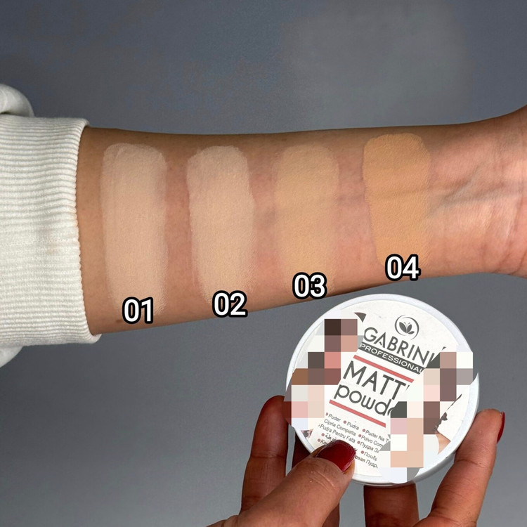 پنکک مات و مخملی گابرینی مدل Matte Powder