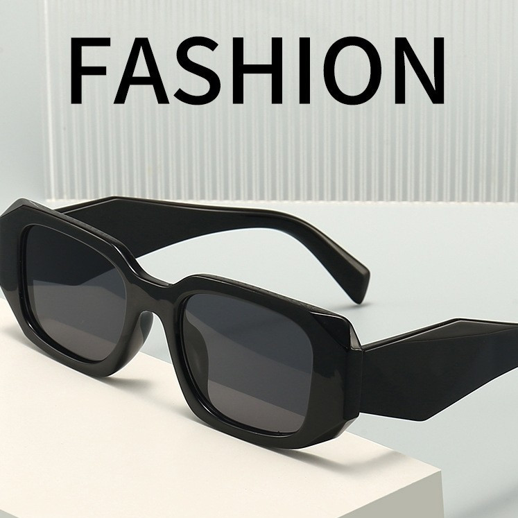(قیمت واقعی) عینک آفتابی زنانه و مردانه پرادا uv400 + دستمال نانو مخصوص +ارسال رایگان ( PRADA)