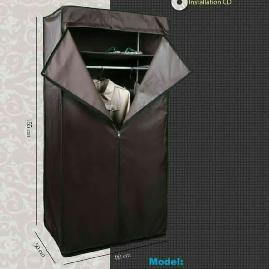 کمد لباس برزنتی طرح ترنج شرکت ابتکار عرض 80 سانت با اسکلت تمام فلزی