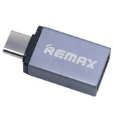 تبدیل او تی جی OTG فلزی تایپ سی مدل ریمکس REMAX،دارای طراحی مات و کلاسیک،مناسب برای شارژ و انتقال اطلاعات (تبدیل otg)