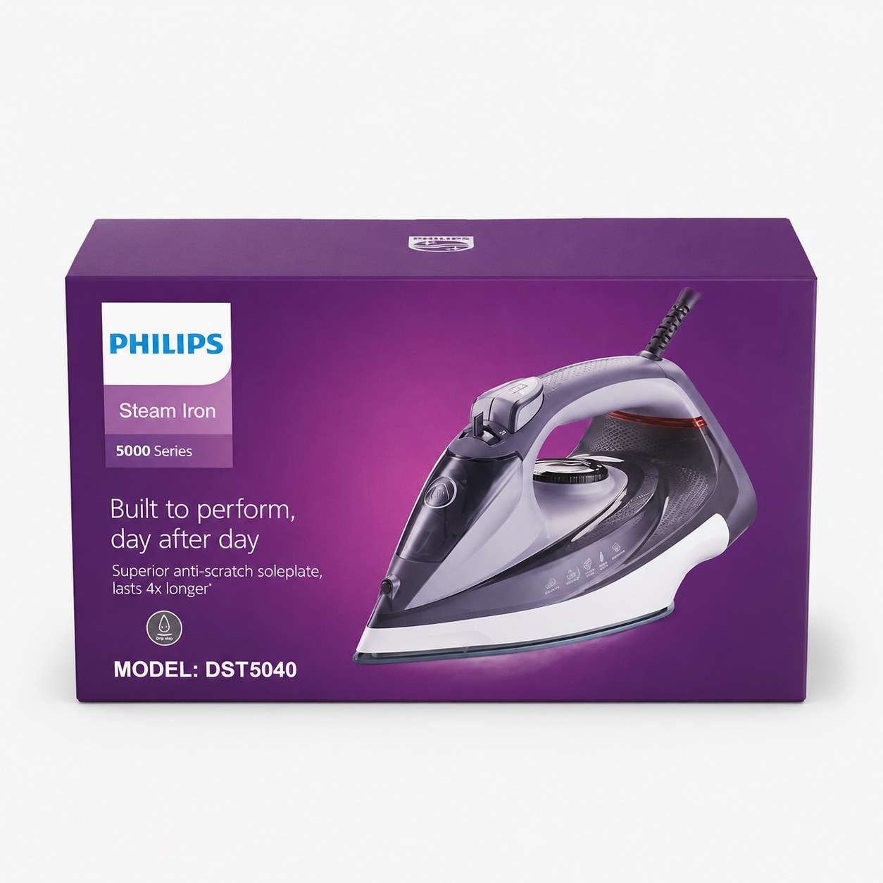 اتو بخار فیلیپس Philips مدل DST5040 توان 2600 وات با کف سرامیکی و بخاردهی قدرتمند