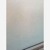 برچسب شیشه مات کن مشجر ساده برفی ضخیم عرض50و60و70و80و90و...سانت