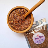 تخم کتان قرمز اعلا 500 گرمی اعتماد تمیز و سورت لیزری