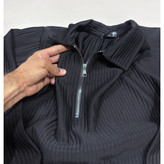 ست بلوز و شلوار مردانه نیم زیپ پارچه مراکشی (2XL/3XL)