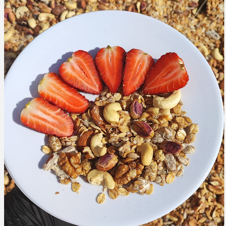 گرانولا 1 کیلویی سوپرفیت رژیمی پرمغز + پروتئین وی (تولید روزانه)