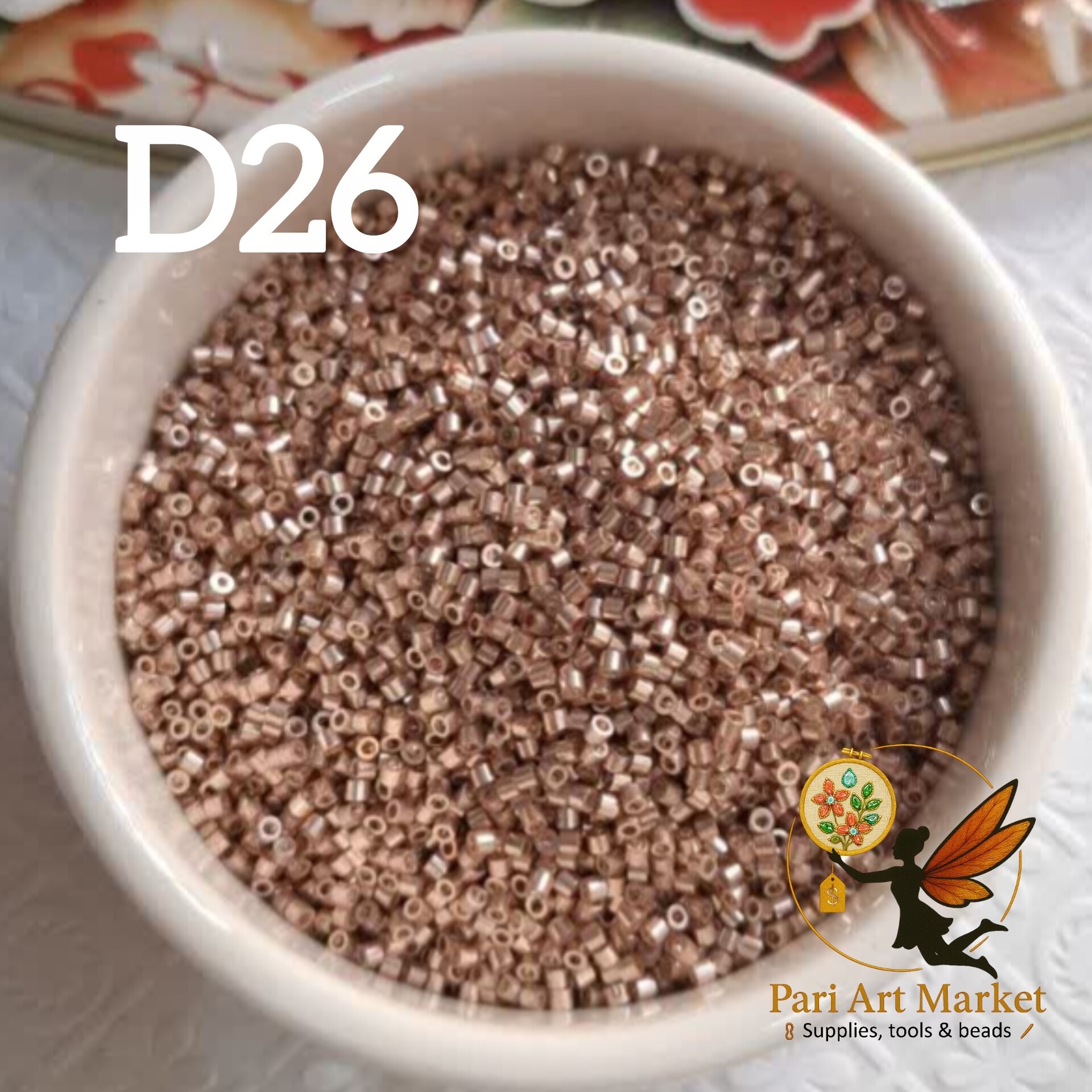 منجوق دلیکا (طرح میوکی) 28 رنگ - قیمت برای 5 گرم میباشد