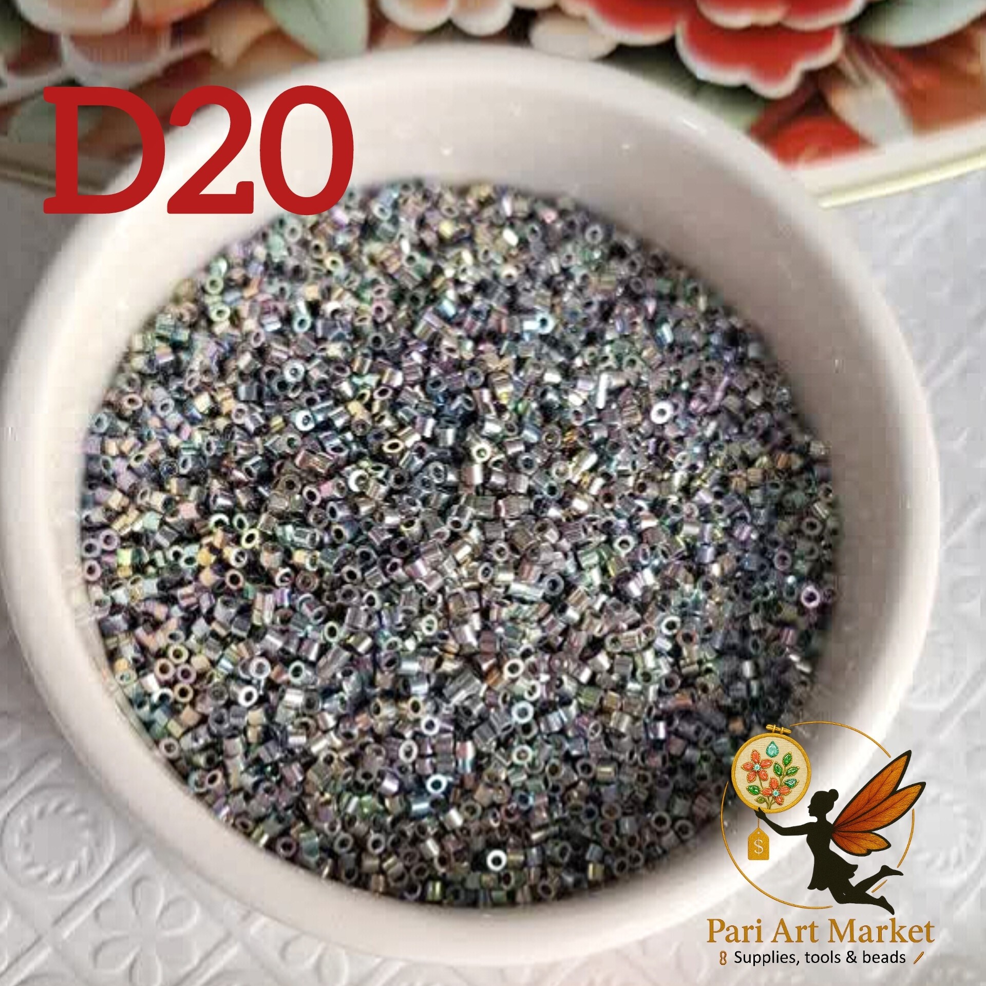 منجوق دلیکا (طرح میوکی) 28 رنگ - قیمت برای 5 گرم میباشد