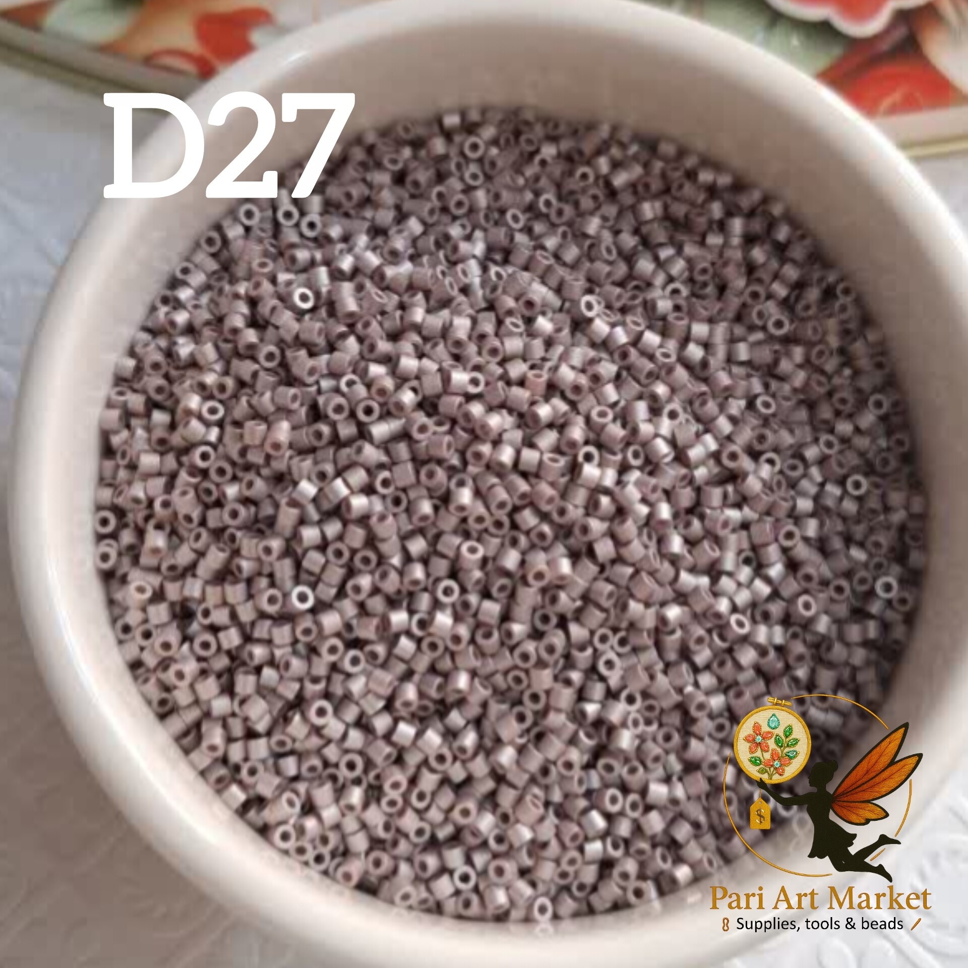 منجوق دلیکا (طرح میوکی) 28 رنگ - قیمت برای 5 گرم میباشد