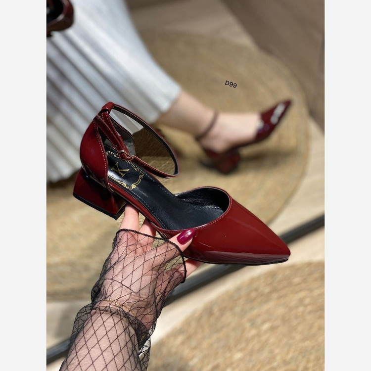 کفش عروسکی مدل ژینو ورنی و چرم