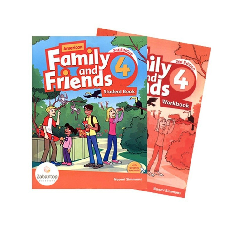 کتاب امریکن فمیلی اند فرندز American Family and Friends 4 2nd