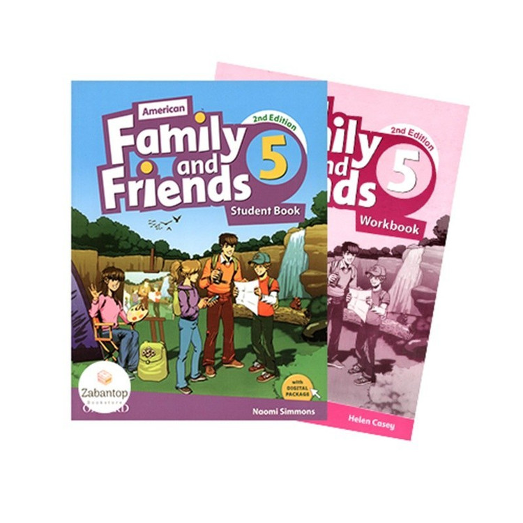 کتاب امریکن فمیلی اند فرندز American Family and Friends 5 2nd