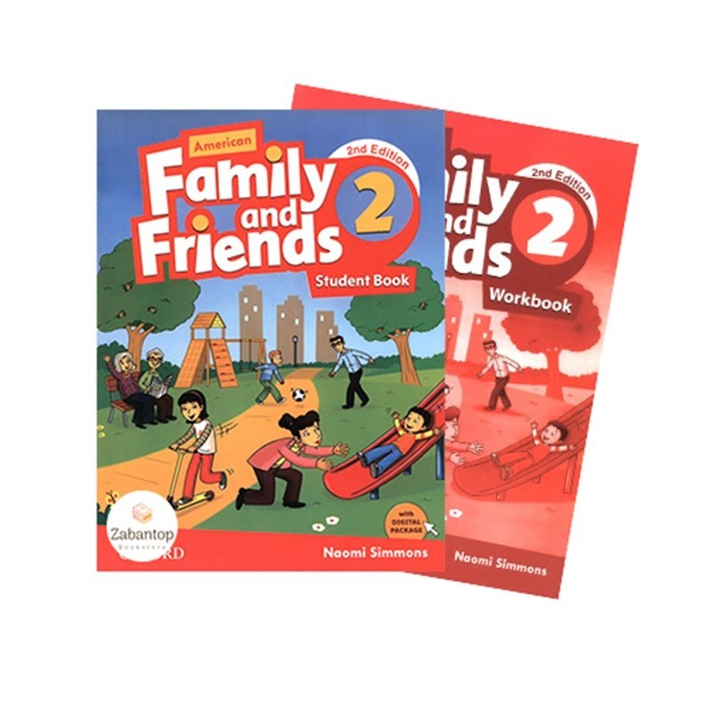 کتاب امریکن فمیلی اند فرندز American Family and Friends 2 2nd