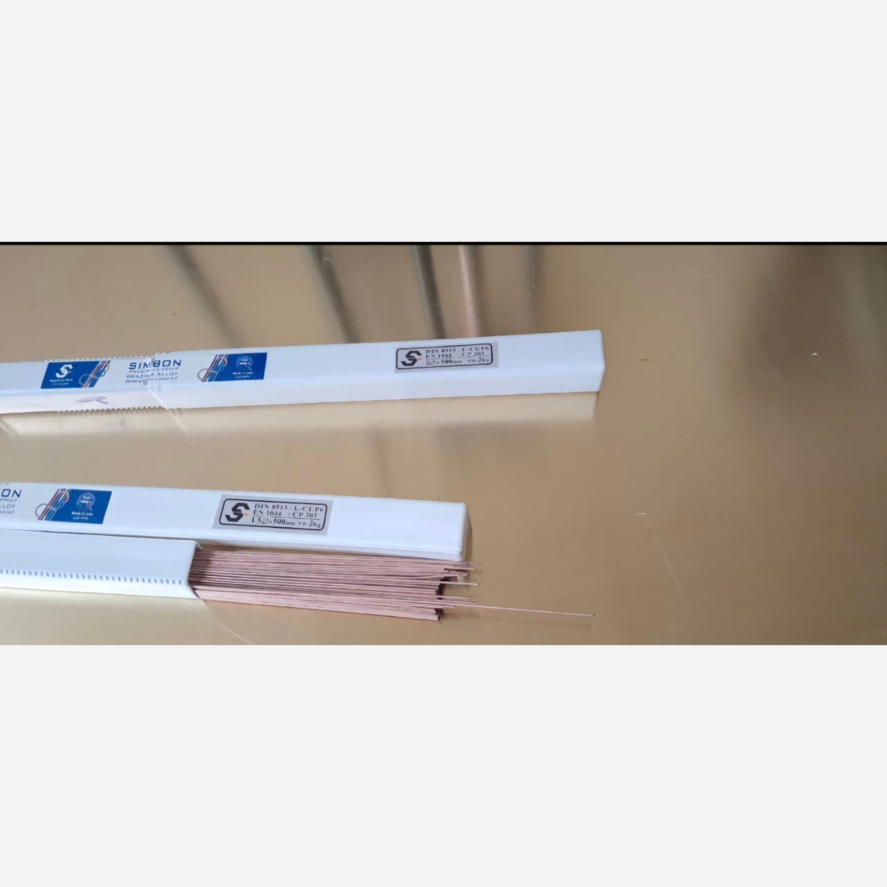سیم جوش لحیم نقره لحیم مس سیمبن قطر 1.5 و قطر 2