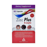 کپسول زینک پلاس 10 میلی گرمی تقویتکننده سیستم ایمنی و سلامت پوست و مو دانا مدل B-complex بسته 60 عددی با ویتامینهای گ...