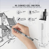 خودکار و روان نویس ژله ای شیائومی رنگ مشکی XIAOMI Jumbo Gel Ink Pen MJZXB02WC