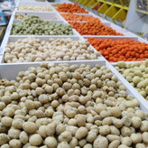 بادام زمینی روکش دار طعم پیتزایی جدید تازه (250گرم) روکشدار