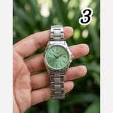 ساعت مچی زنانه کاسیو رنگ ثابث ضداب روزشمار فعال کیفیت عالی.CASIO