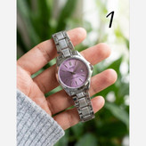 ساعت مچی زنانه کاسیو رنگ ثابث ضداب روزشمار فعال کیفیت عالی.CASIO