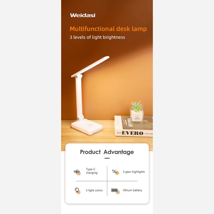 چراغ مطالعه ویداسی مدل WD-6082Q