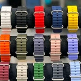 بند ساعت هوشمند سیلیکونی رنگبندی متنوع سایز 42 تا 49