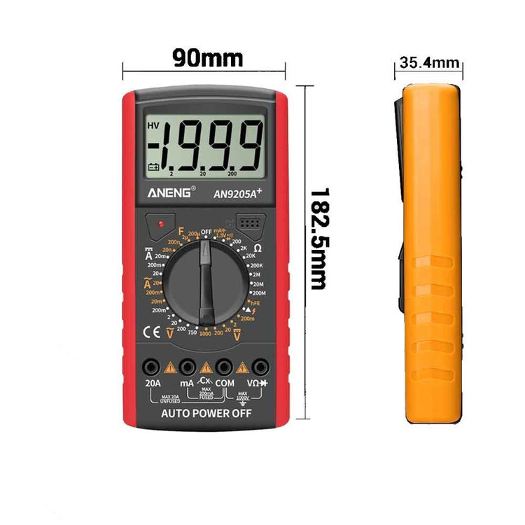 مولتی متر دیجیتالی ANENG AN9205A