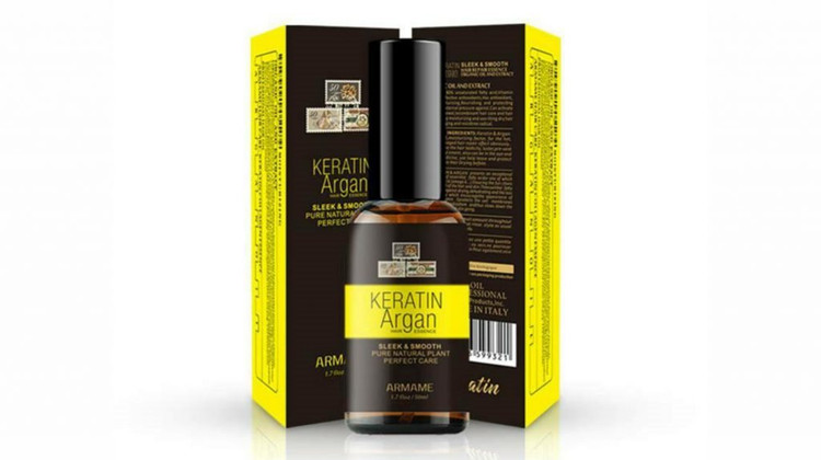 روغن آرگان و کراتین مو آرمام