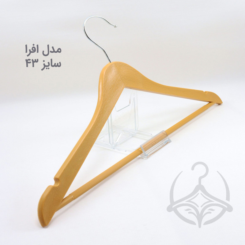 چوب لباسی مدل چوب افرا کد 43 بسته 12 عددی