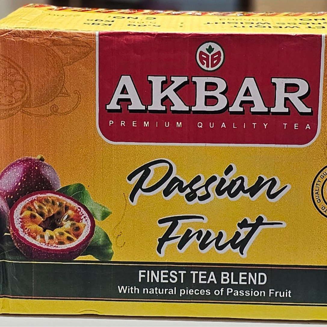چای مراکشی اصل اکبر با عطر و طعم میوه های استوایی (450 گرم)