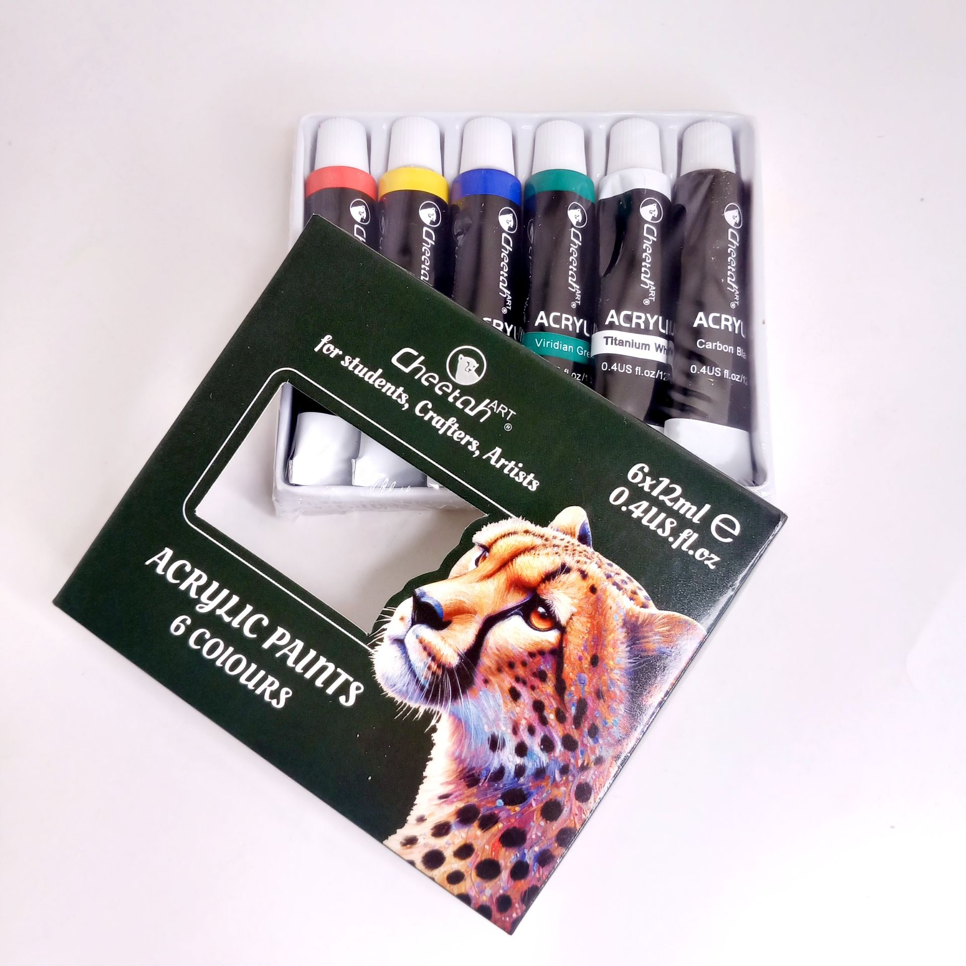 رنگ اکرولیک 6 عددی چیتا
