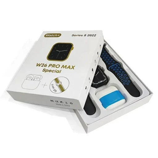 ساعت هوشمند W26 pro max به همراه ایرپاد کیفیت عالی