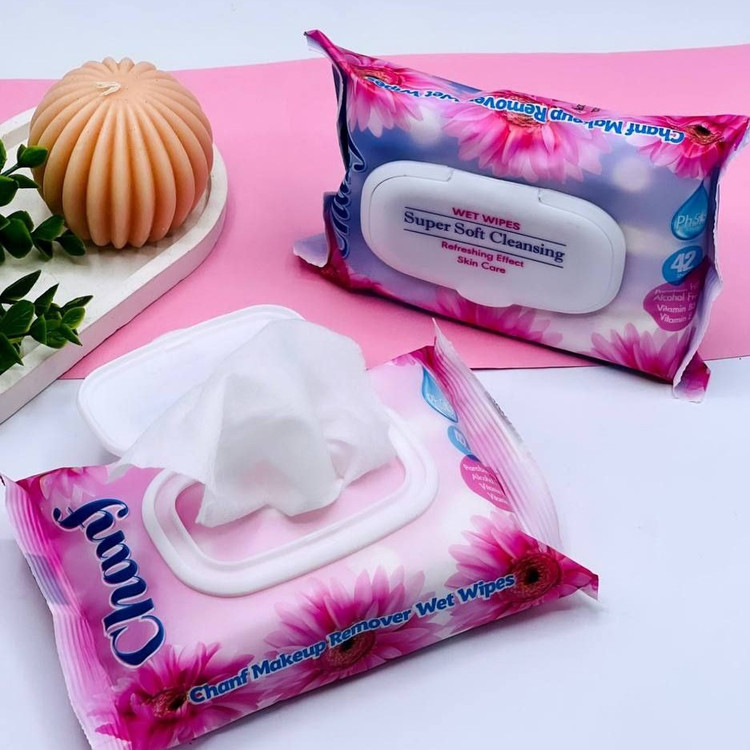 دستمال مرطوب چانف 42عددی (دستمال ارایش پاک کن )