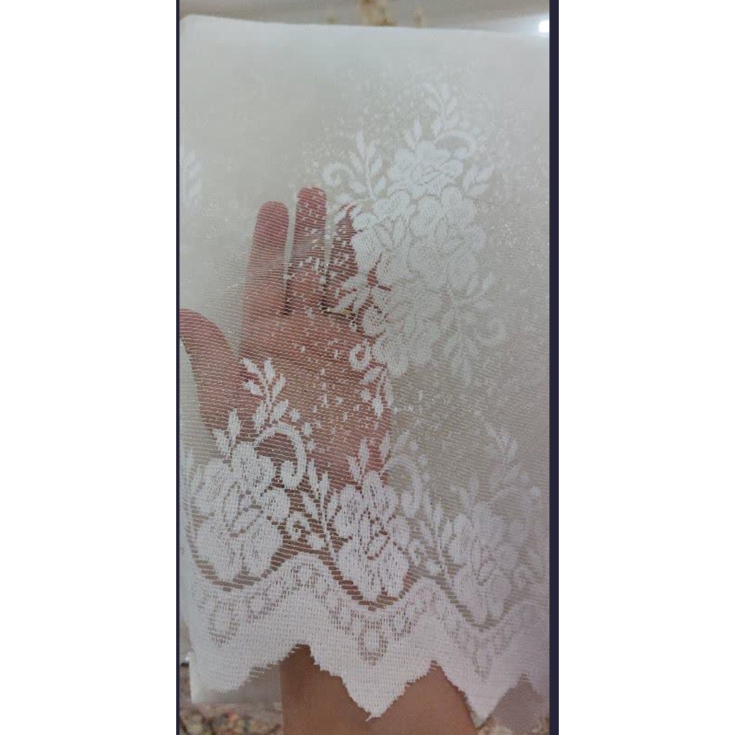 پرده تور ایکیا/طرح باغ بهشت/بصورت متری