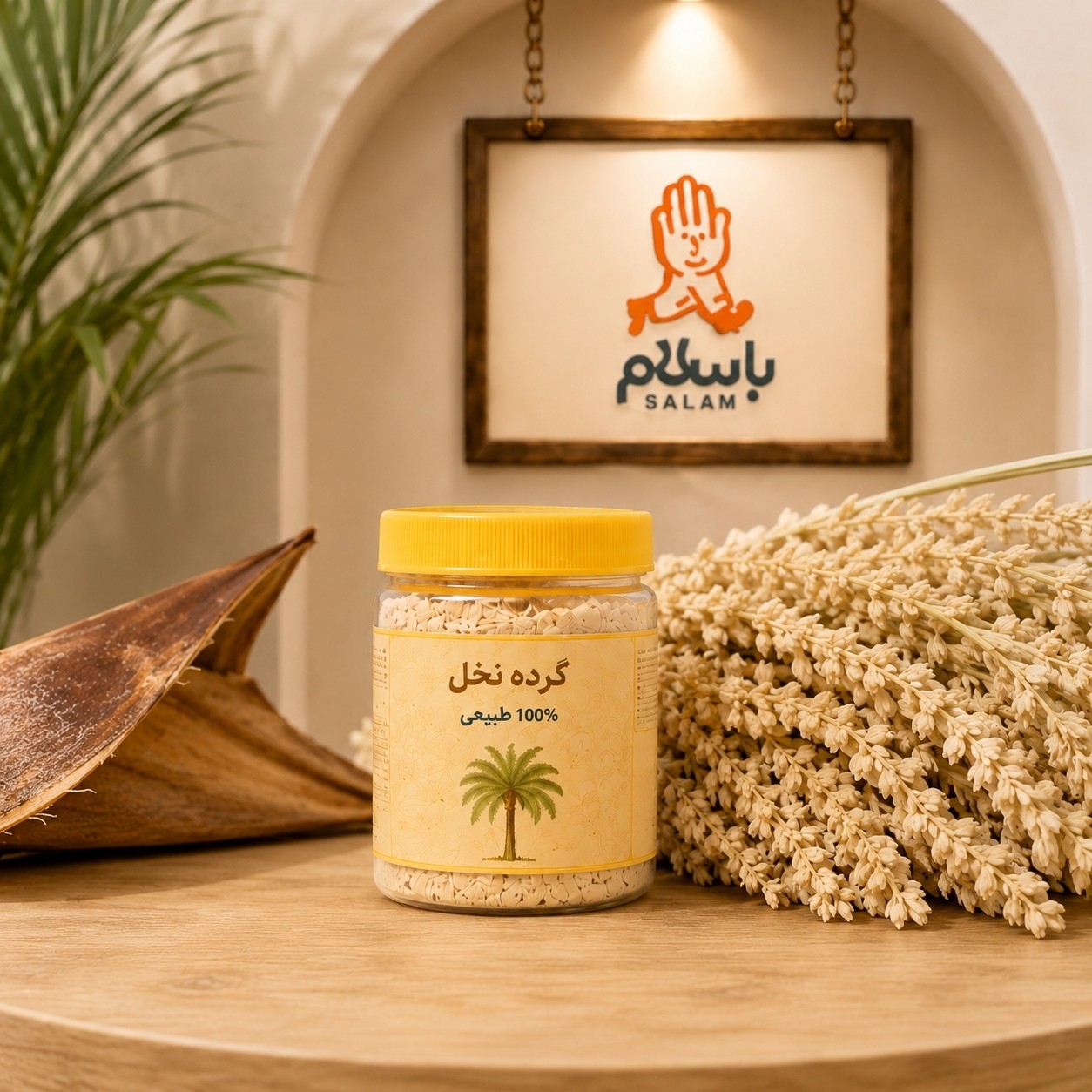 گرده نخل طبیعی100گرمی