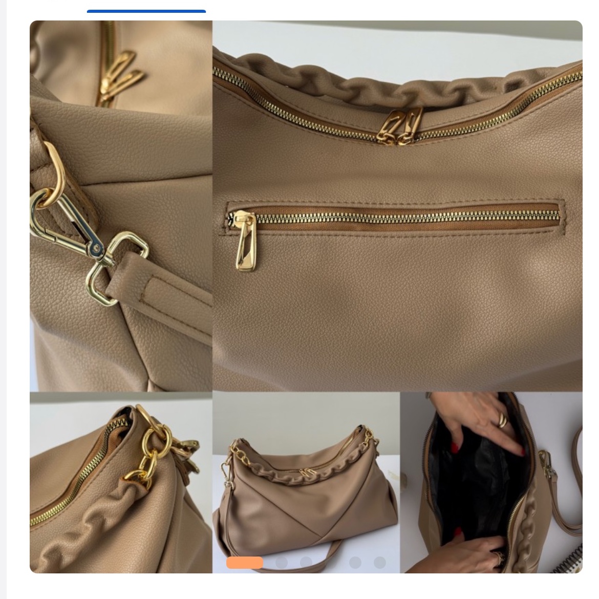 کیف زنانه دوشی و دستی مدل شل