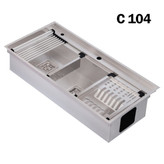 سینک ظرفشویی بنتو D104/B104/C104 (فروش ویژه) (ارسال رایگان)