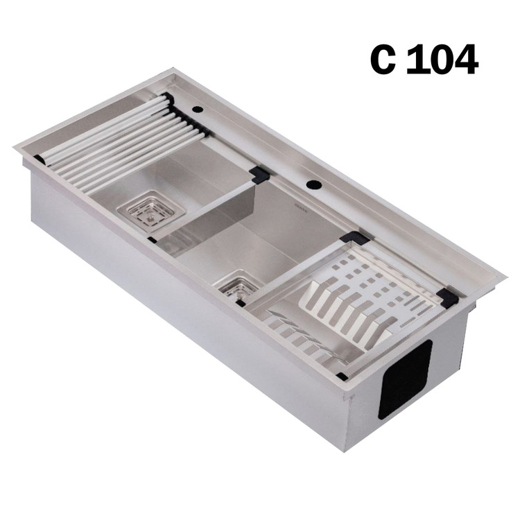 سینک ظرفشویی بنتو D104/B104/C104 (فروش ویژه) (ارسال رایگان)