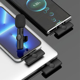 میکروفون یقه ای بیسیم مدل type-c wireless microphone (مناسب تولید محتوا ، بلاگری و ...)