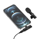 میکروفون یقه ای بیسیم مدل type-c wireless microphone (مناسب تولید محتوا ، بلاگری و ...)