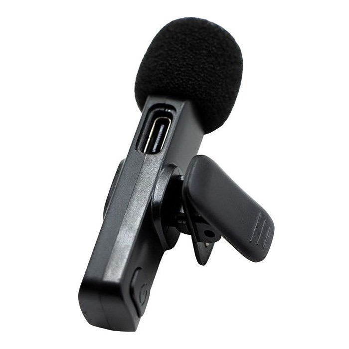 میکروفون یقه ای بیسیم مدل type-c wireless microphone (مناسب تولید محتوا ، بلاگری و ...)
