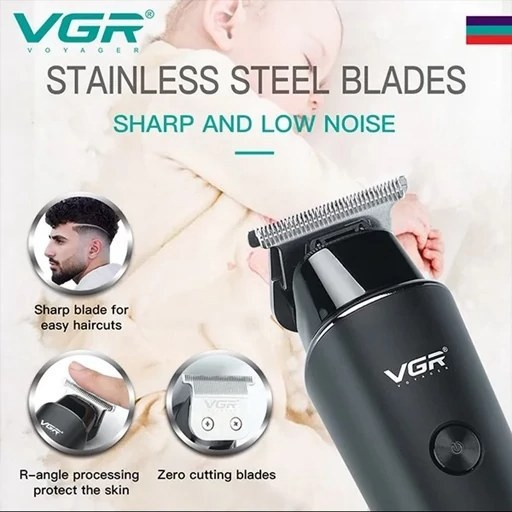 ریش تراش صفرزن خط زن VGR ( اصلی ) ارسال رایگان ماشین اصلاح اورجینال وی جی آر