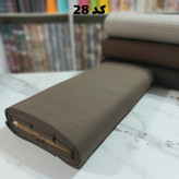 پارچه تترون ساده قهوه ای تیره، قهوه ای روشن و شکلاتی و خاکی عرض 90 سانتی متر